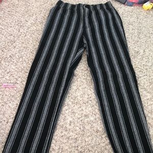 striped pants